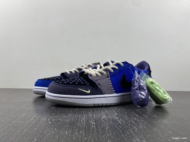 Husky Jordan Low Voodoo Zion 1 Retro OG Williamson DZ7292-420 0817